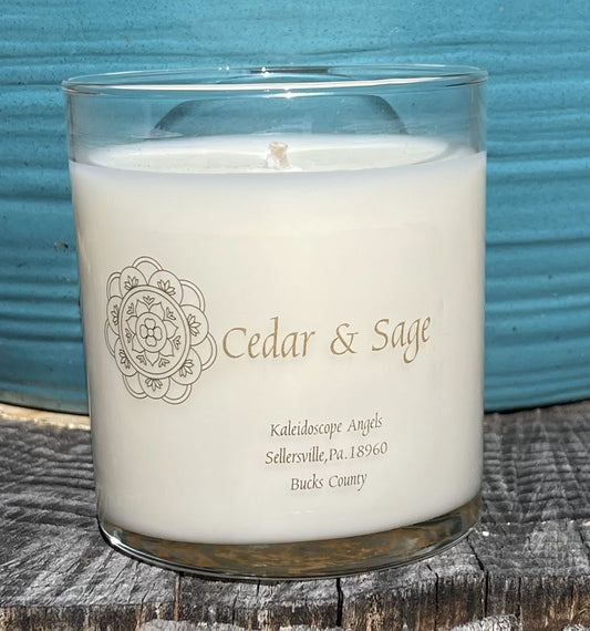 Candle - Cedar and Sage Scented