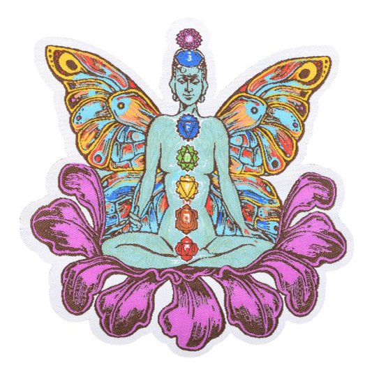 Seven Chakra Butterfly Sticker